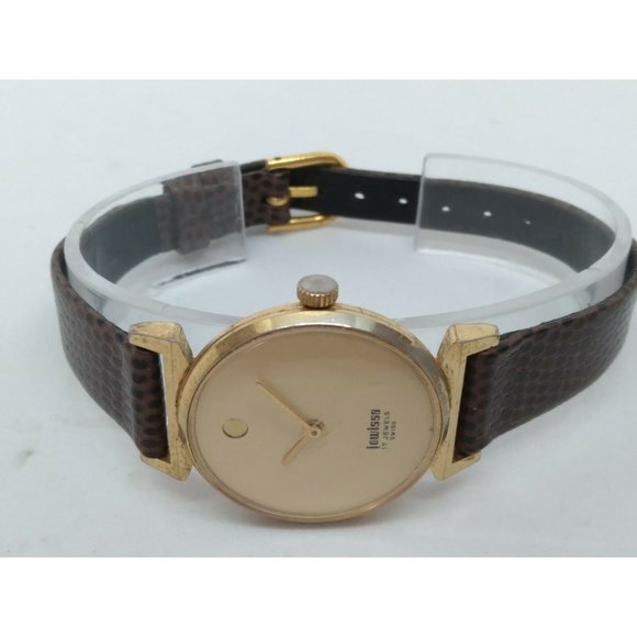 VINTAGE Jowissa Women's 27mm Manual Wind Up 17 Jewel Swiss Gold Tone Watch - Picture 4 of 11